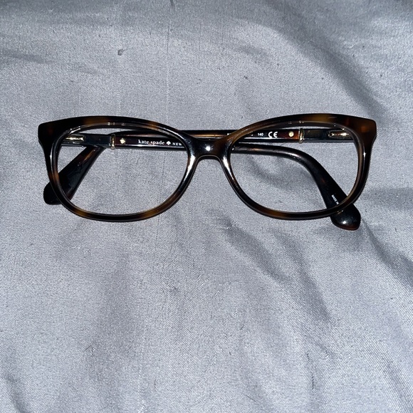 Kate Spade Eyeglasses Kaileigh is the model and color is tortoise - Picture 3 of 8